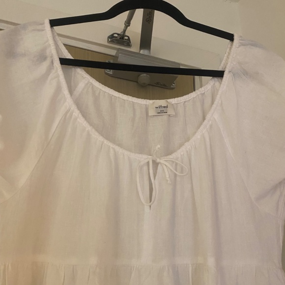 Aritzia Wilfred Shadow Linen Dress - Picture 3 of 4